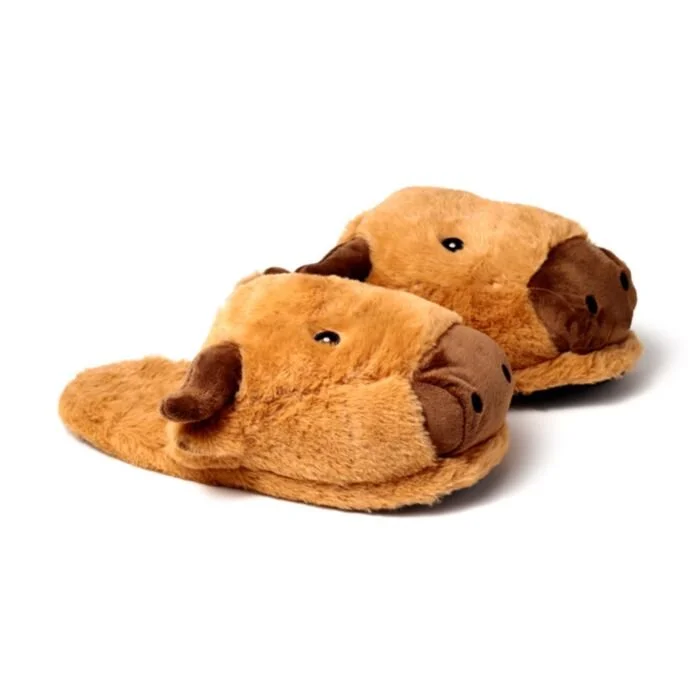 Highland Coo Plush Slippers
