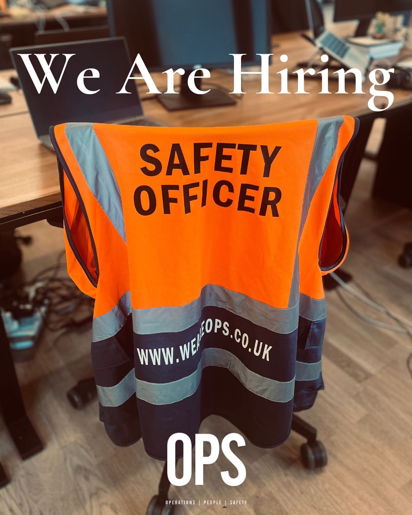 🦺 WE ARE HIRING 🦺

OPS is looking for an Event Safety Advisor to join our wonderful team!

If you're an enthusiastic and driven applicant with a clear passion for Event Health and Safety, head to the link in bio ☝️

#operations #events #healthandsa