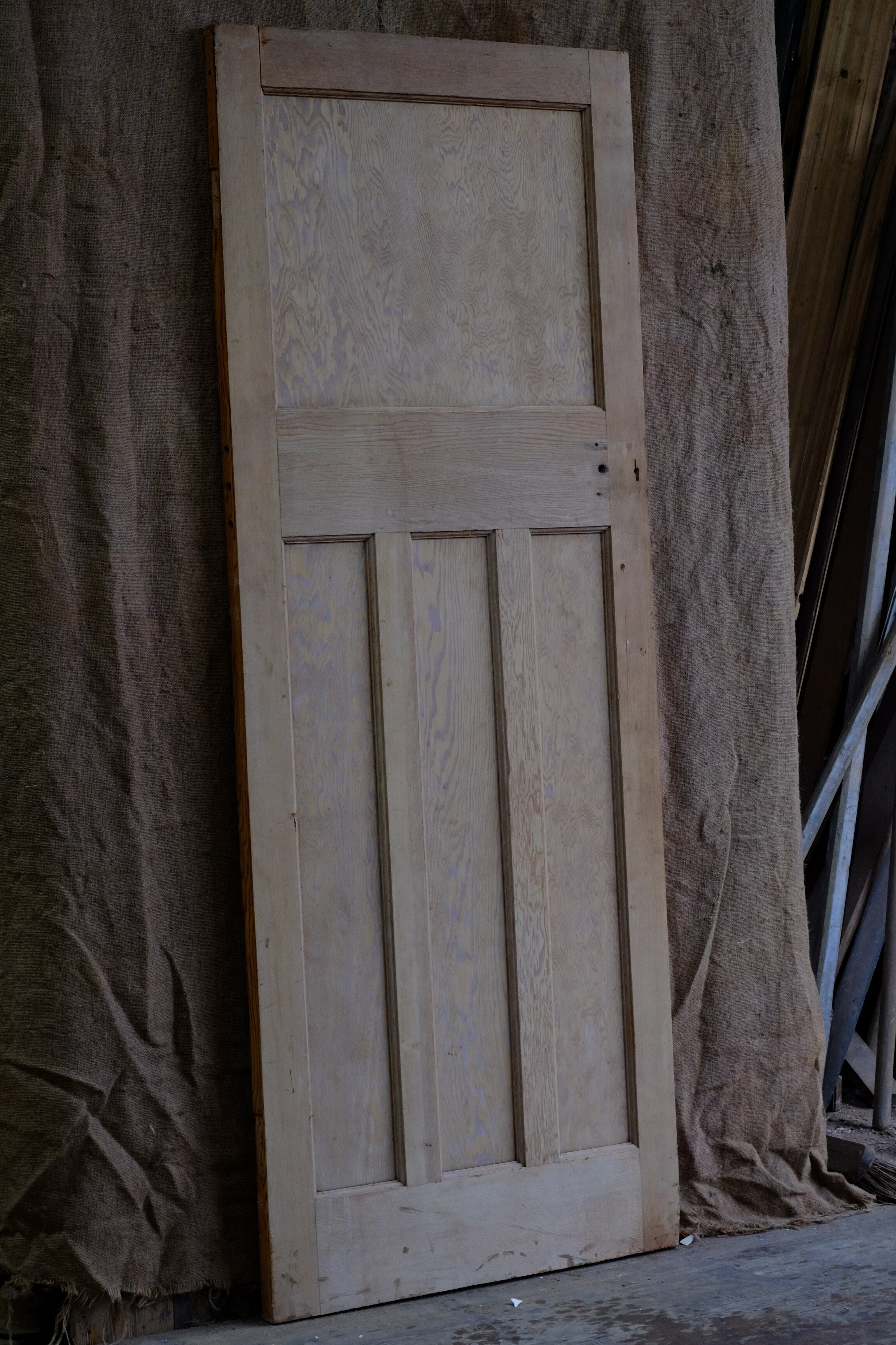 1930s Internal Door Pitch Pine