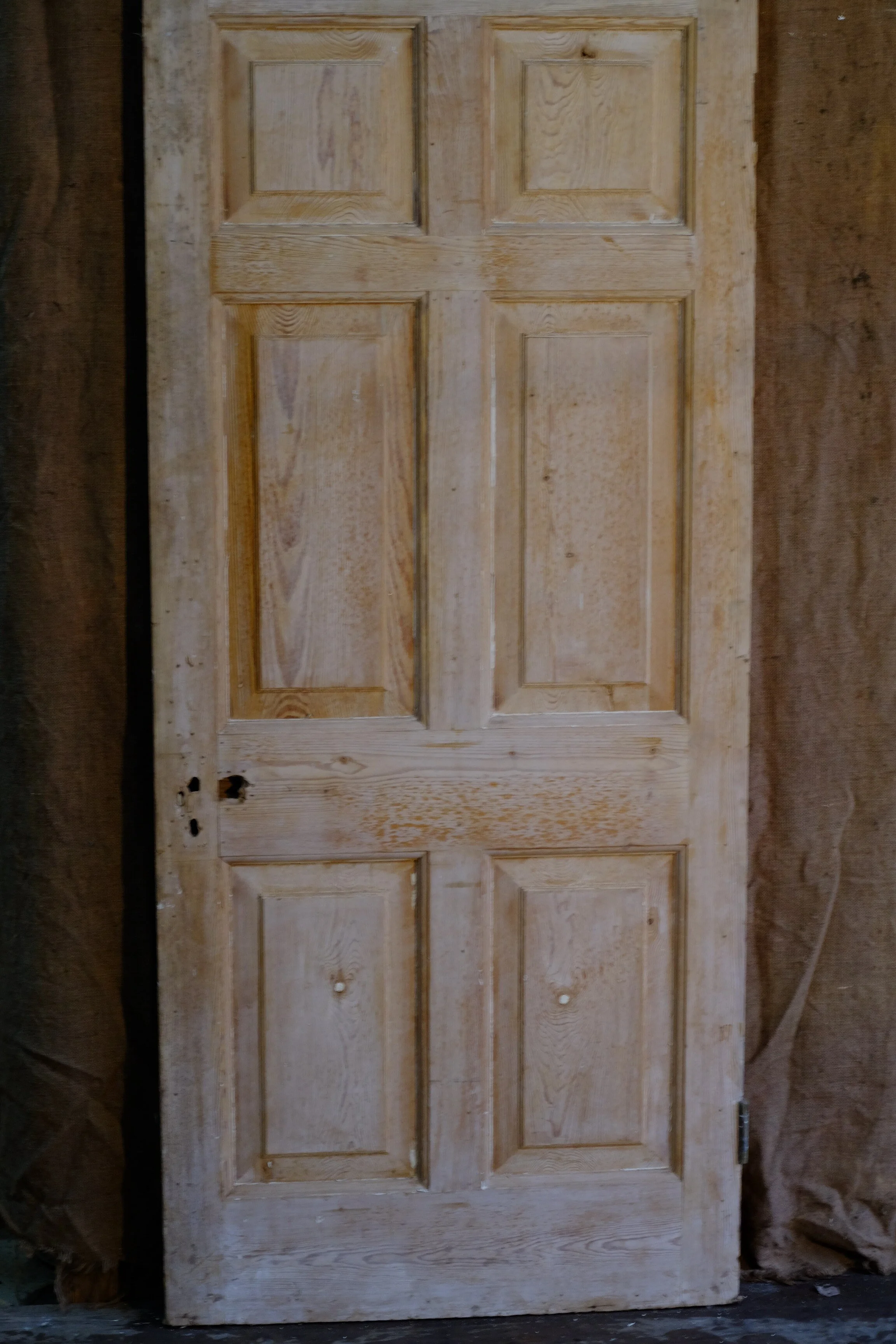 1980s Six Panel Door Pine