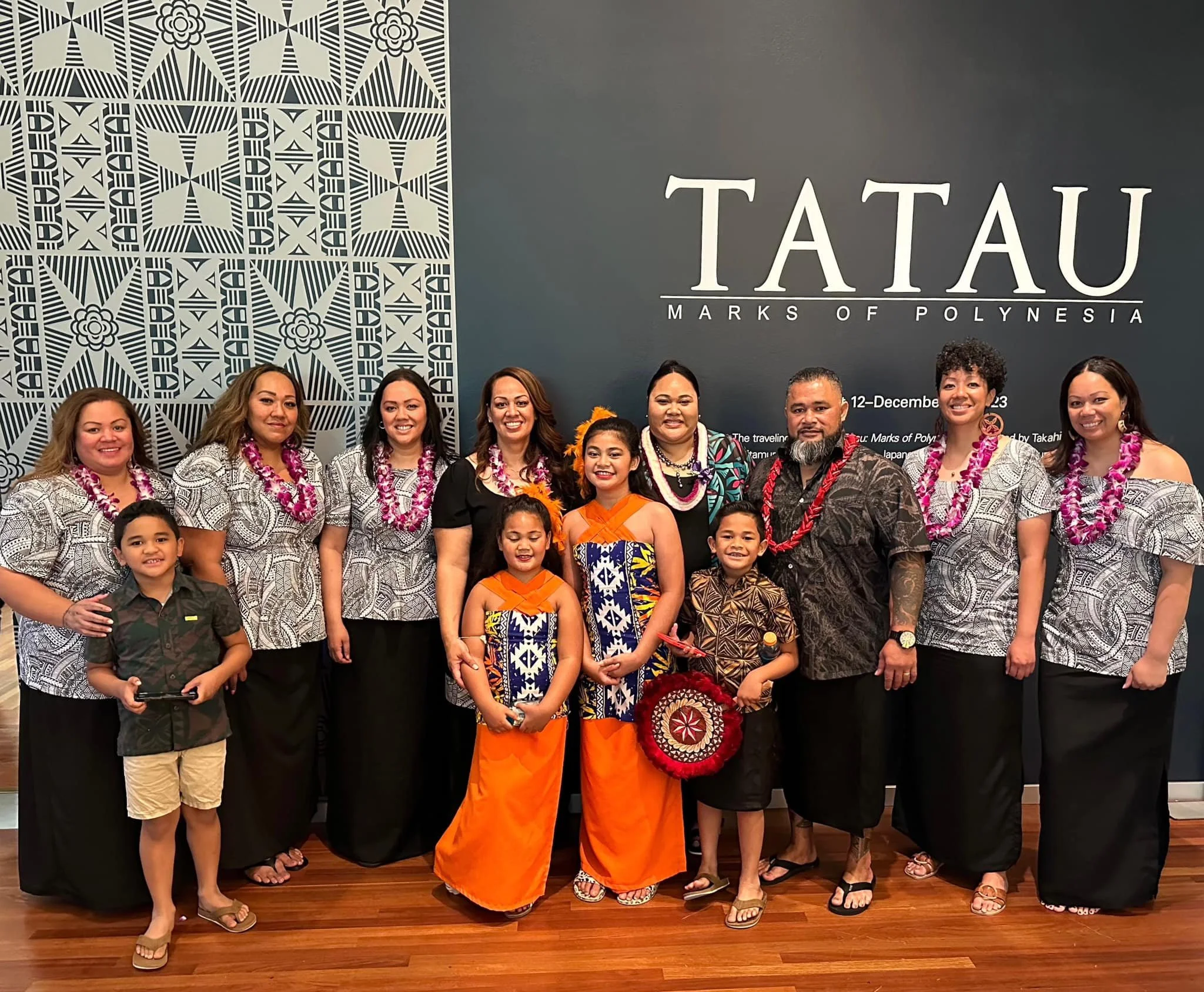 Teaching ultural education workshops for the Utah Museum of Fine Arts’ “Tatau” exhibit.