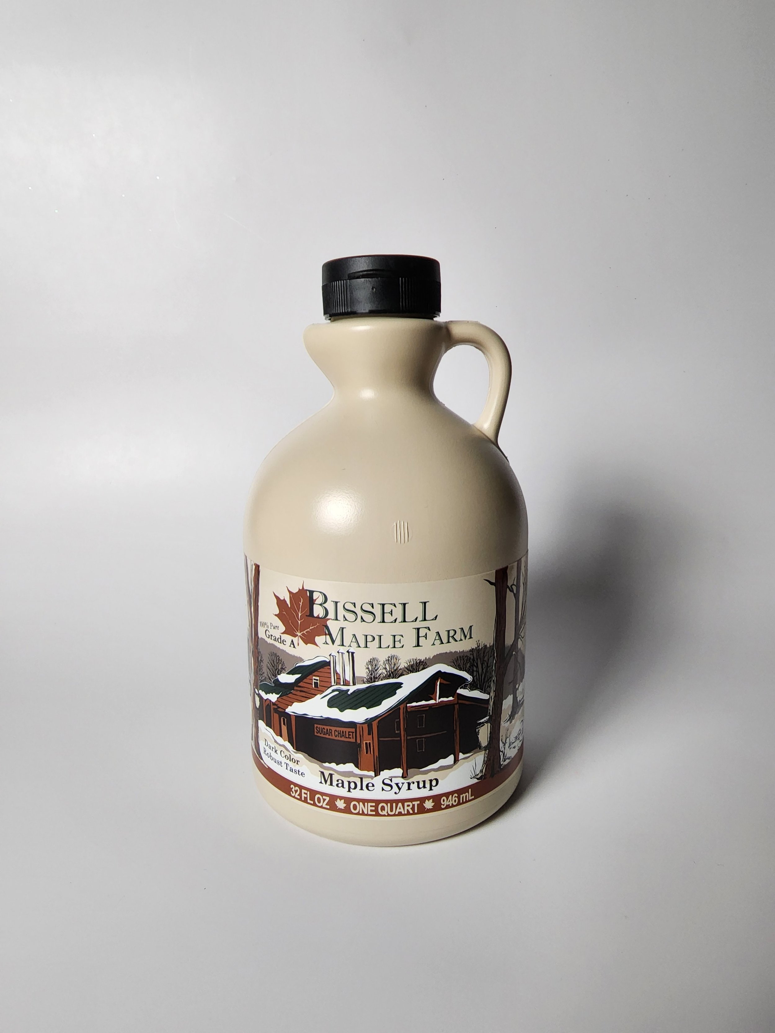 quart jug, quart maple syrup