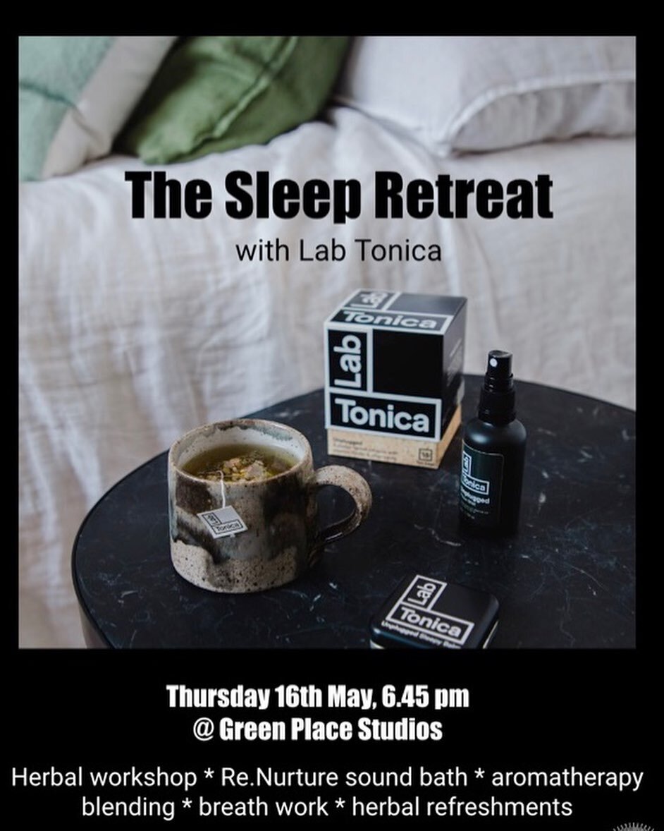 📣ANNOUNCEMENT 📣 exclusive event ⬇️
On Thursday 16th May we will be hosting an evening wellness retreat at the all new and utterly gorgeous @greenplacestudios in Hackney, London 🤩 with @re.nurture 

The Sleep Retreat will be a deeply soothing and r