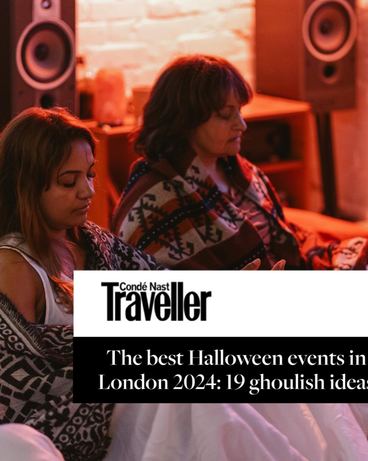 📣 👻 Our Samhain Retreat making headlines 🫨
Thank you @condenasttraveller and @hbdragons_co for the great shout out ✨
We have just a few precious tickets left for next week&rsquo;s evening retreat @markandmarko in London. 

Connect with your spirit