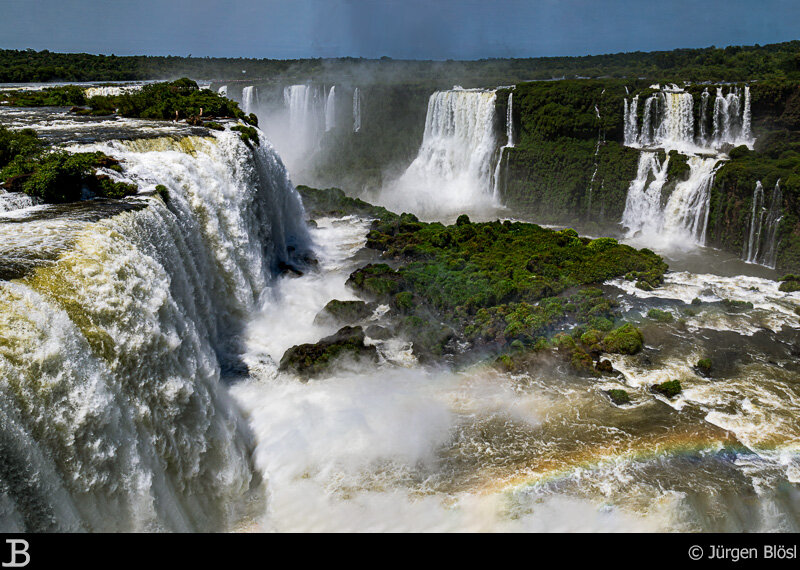 Iguazu waterfalls in Brazil
