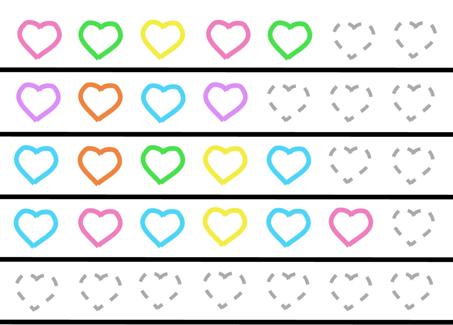 Making Patterns with Candy Hearts and Free Printables — Learning Here and There making-patterns-with-candy-hearts-and-free-printables-learning-here-and-there