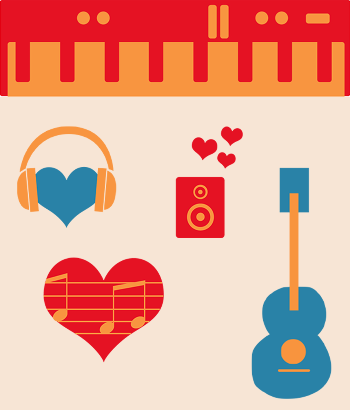 Custom Serenade logo and icons