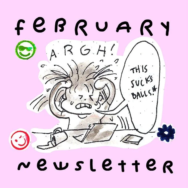 📣Happy Friday! I uploaded my February and March newsletters and sketchbook tour video on Patreon! Yeah&hellip;quite late 😅 Check them out for only $1 (ONE dollary-doo) Link in bio - thanks for checking it out if you do! ❤️ http://www.patreon.com/se