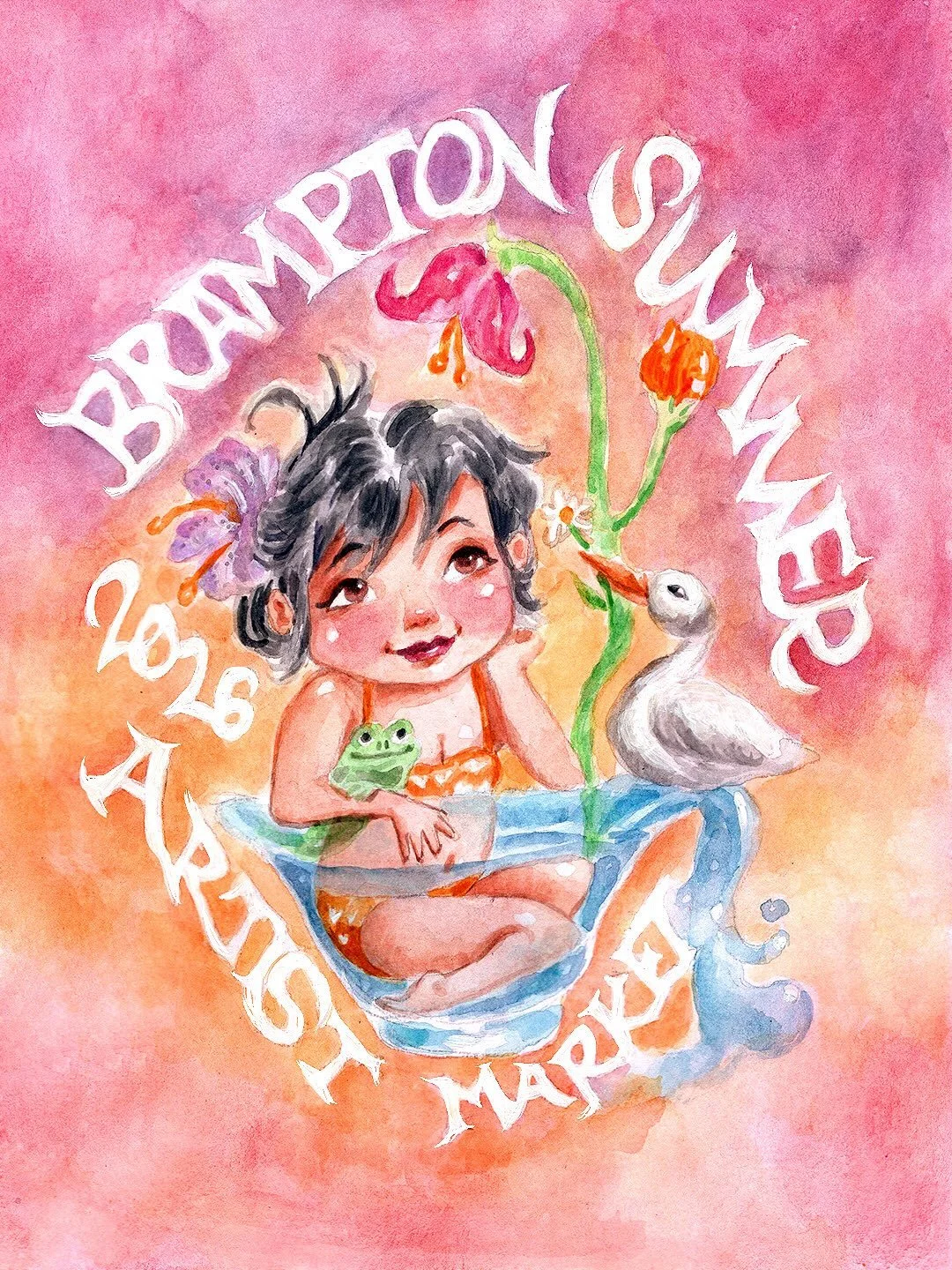 I&rsquo;m excited to be participating in the Brampton Summer Artist Market on Sunday, July 19, 2026! See you at Table 20!

🌸

Join me and 40 other local artists, makers, and arts organizations for a colourful day filled with original artwork, handma