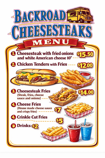 Backroad Cheesesteaks Menu.png
