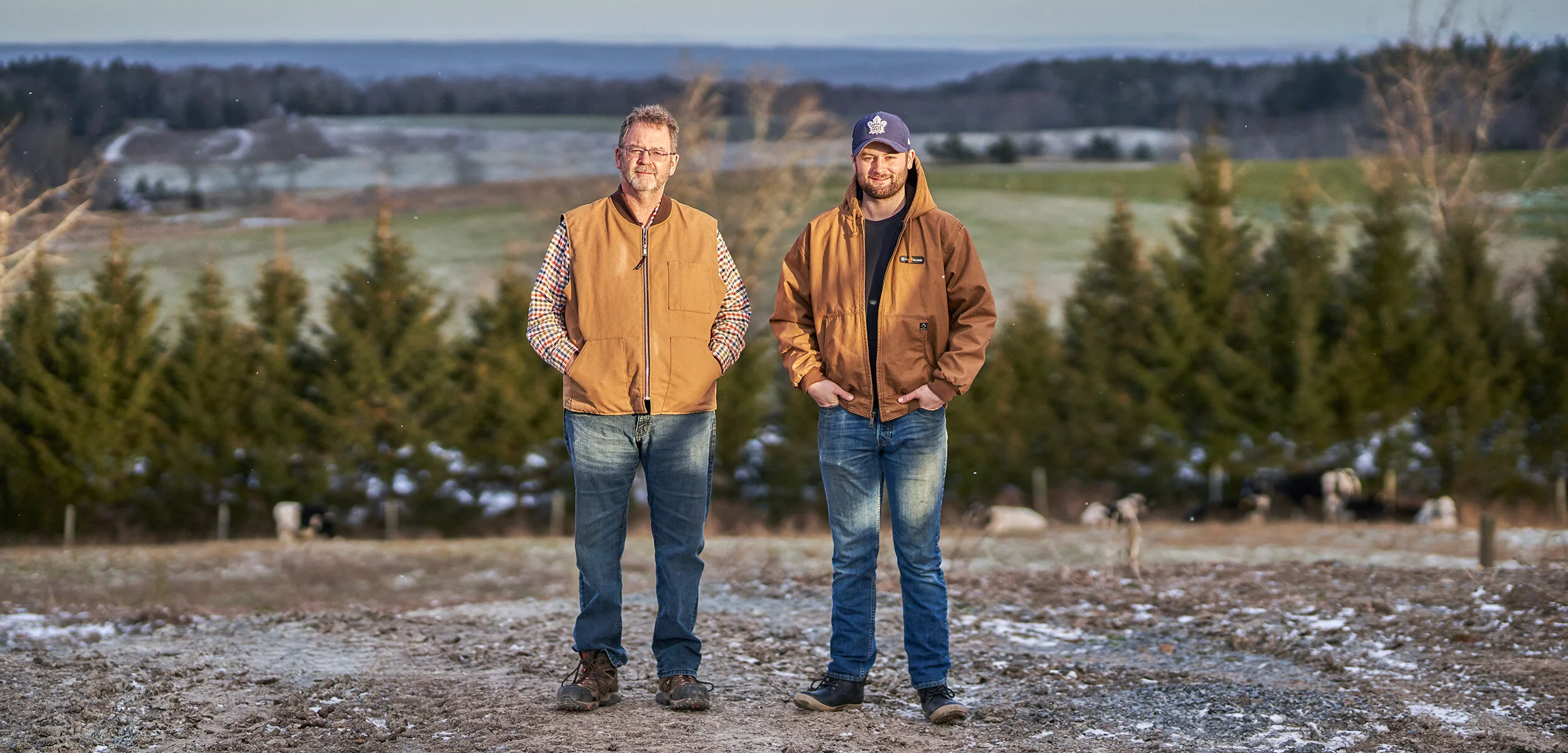 7th and 8th generation family farmers at Courthouse Hill Farm