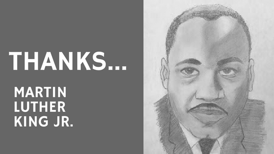 Thanks, MLK