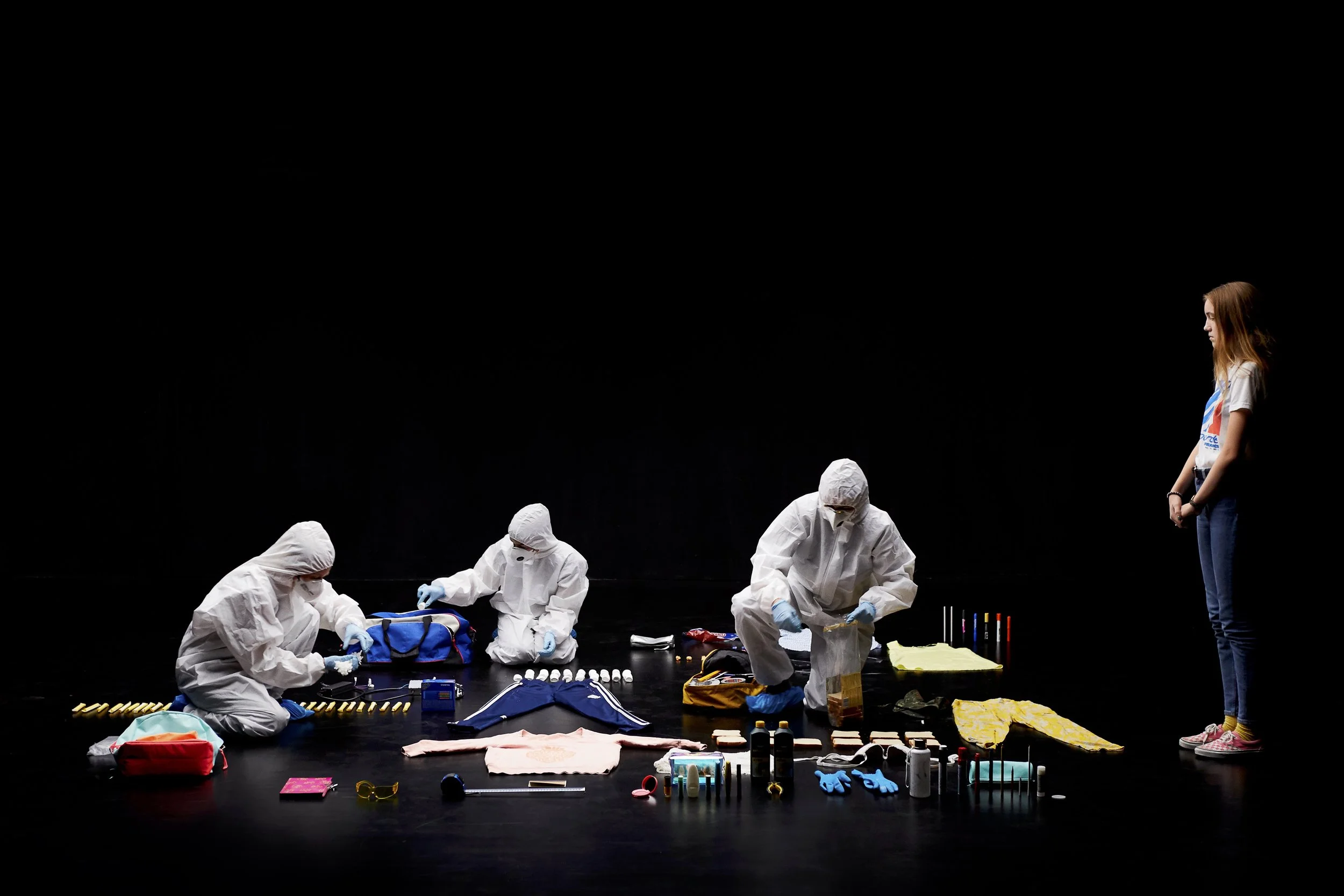 "Pigen med bomberne" Foto: Catrine Zorn