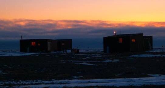 Cabins at Sunset