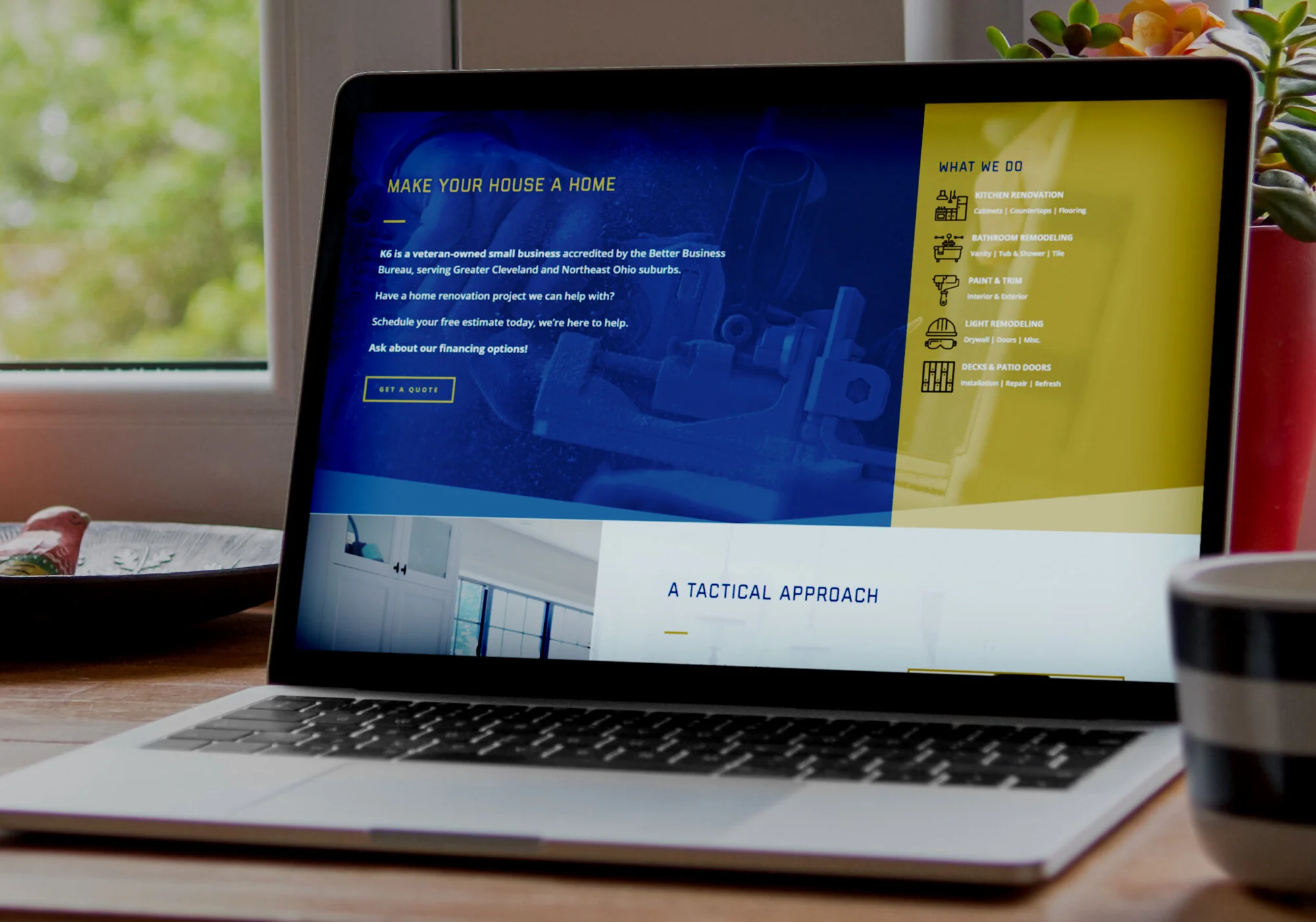 Affordable Contractor Website Design // Woodshed Creative // Cleveland, Ohio