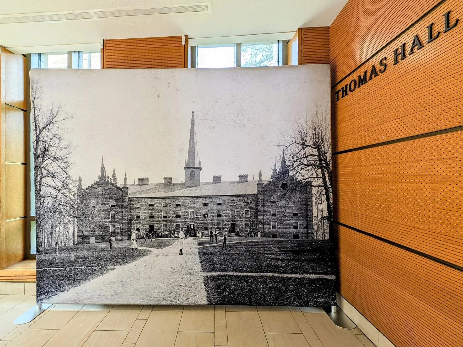 Woodshed Creative // Kenyon College - custom indoor graphic walls