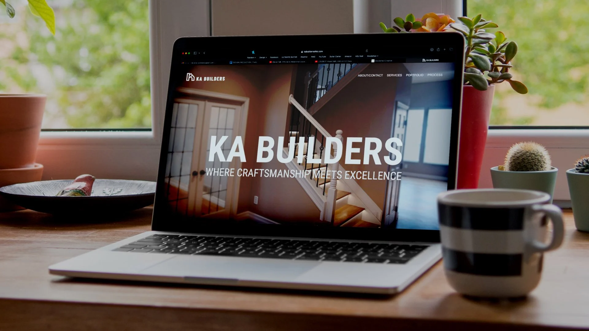KA Builders // Home renovation company website // Woodshed Creative // Cleveland, OH
