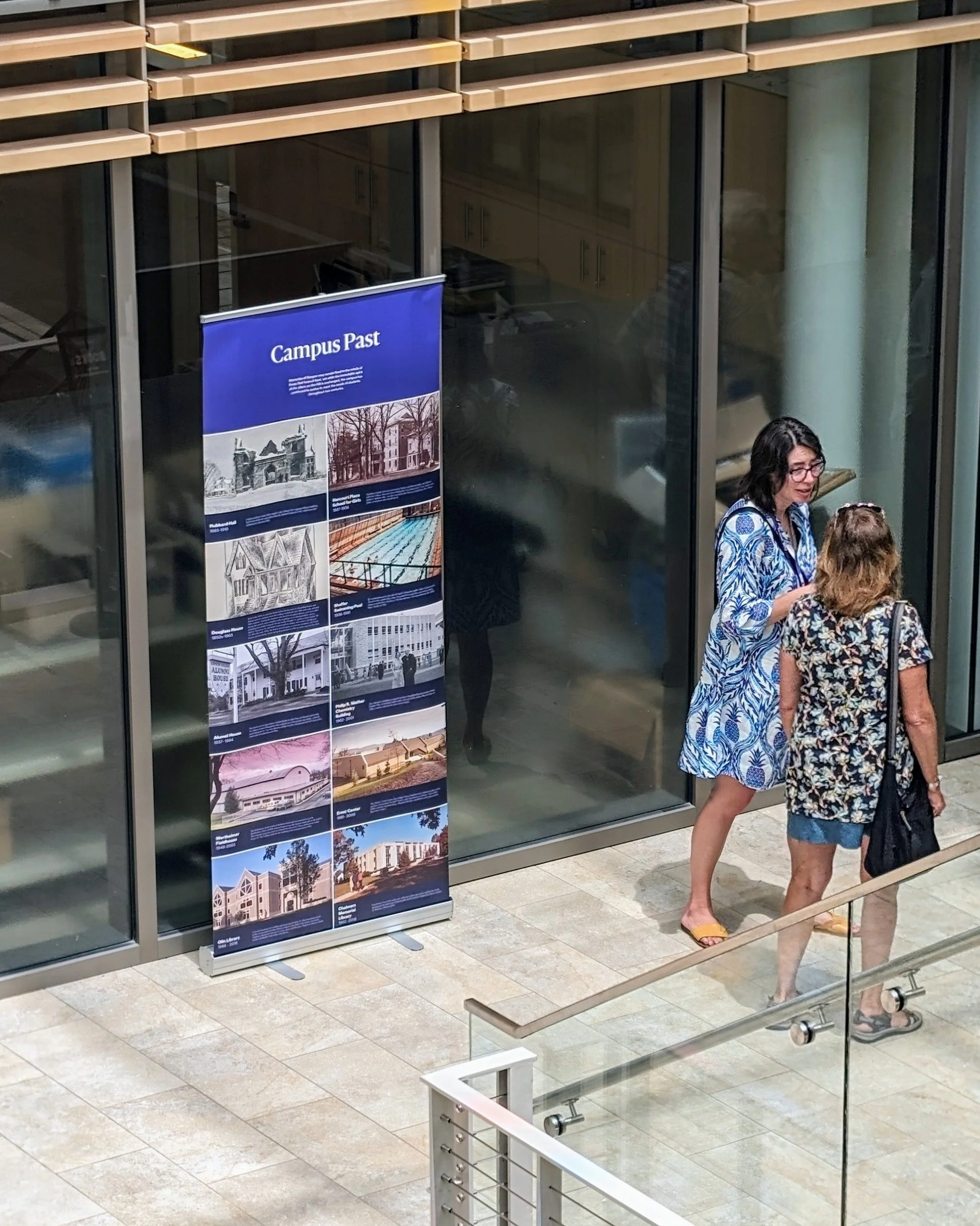 Woodshed Creative // Kenyon College - custom retractable banners