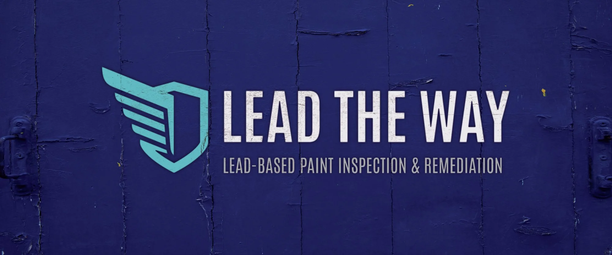 Lead The Way // Lead-Based Paint Inspection & Remediation, Cleveland, OH // Logo Design // Woodshed Creative