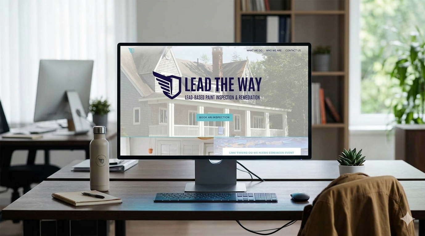 Lead The Way // residential home services website // Woodshed Creative // Cleveland, Ohio