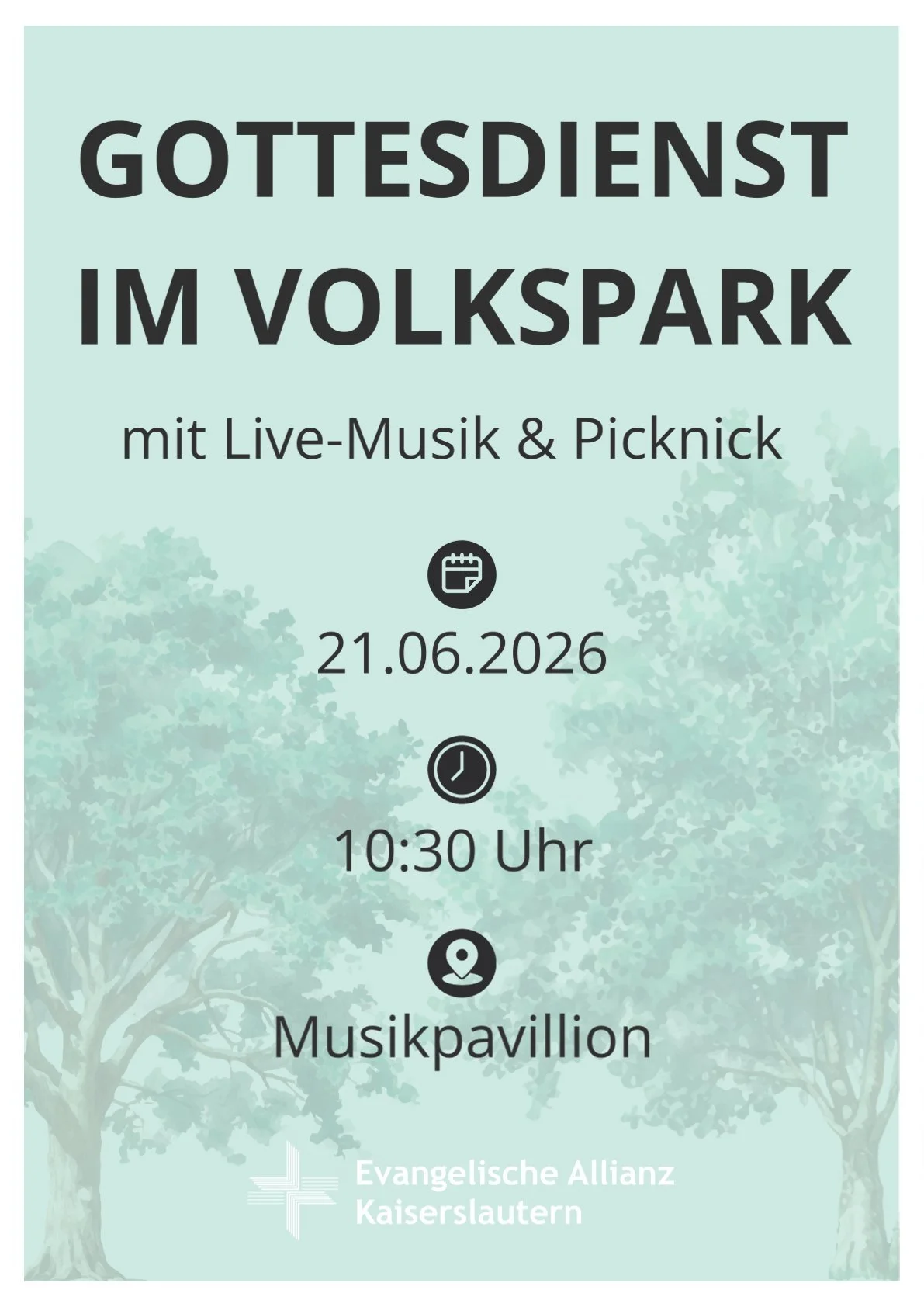 Gottesdienst im Volkspark
