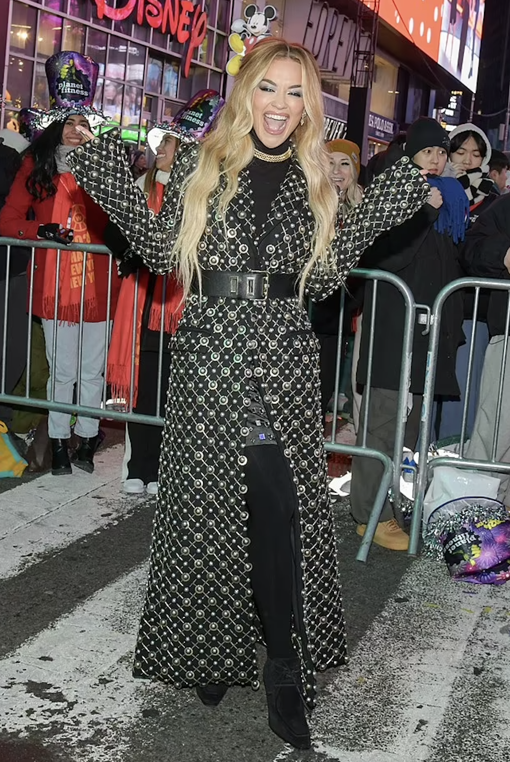 Rita Ora at Dick Clark's New Year's Rockin' Eve 2024