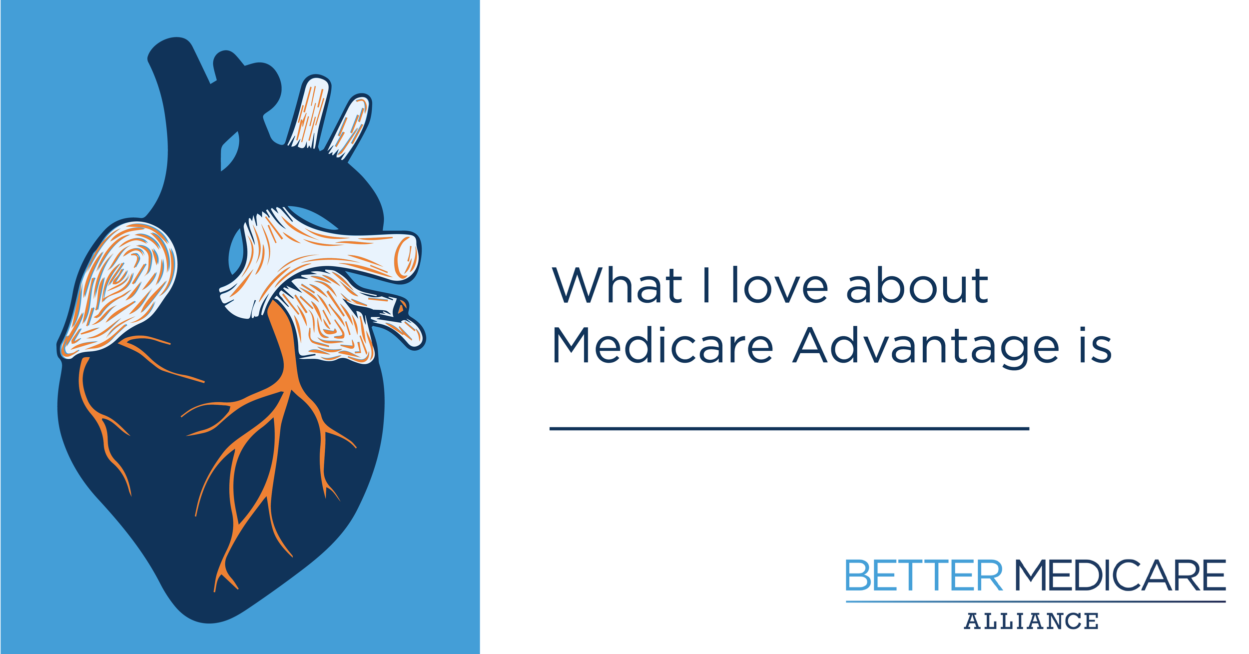 Illustrated Social Graphic for Better Medicare Alliance