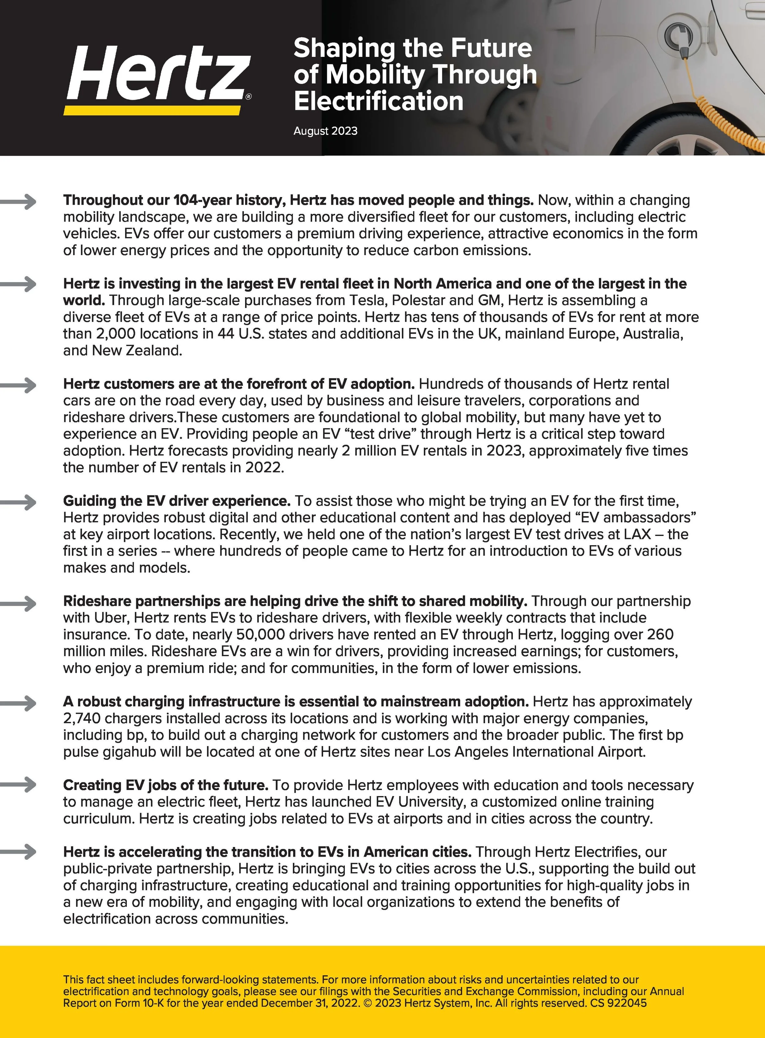 One-Pager for Hertz