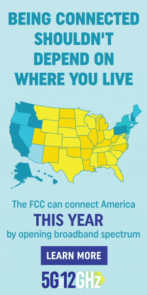 Digital Banner Ad for 5G 12GHz 