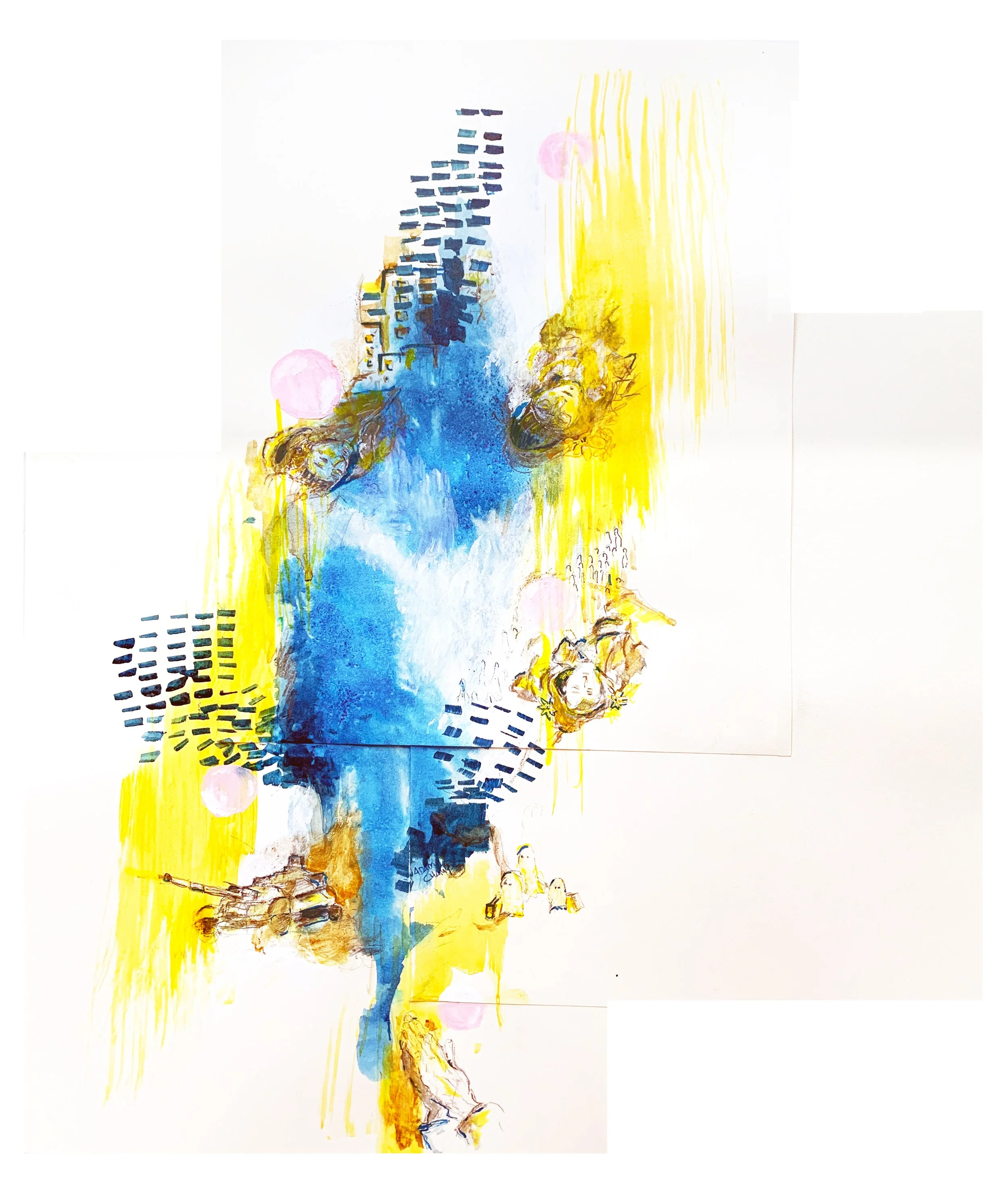 Impression: Blue Embers