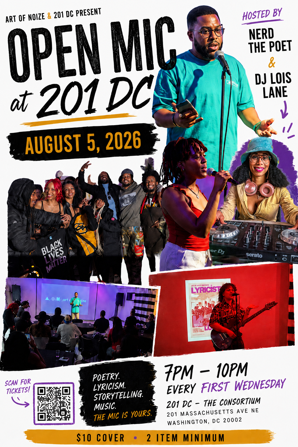 Open Mic @ 201 DC