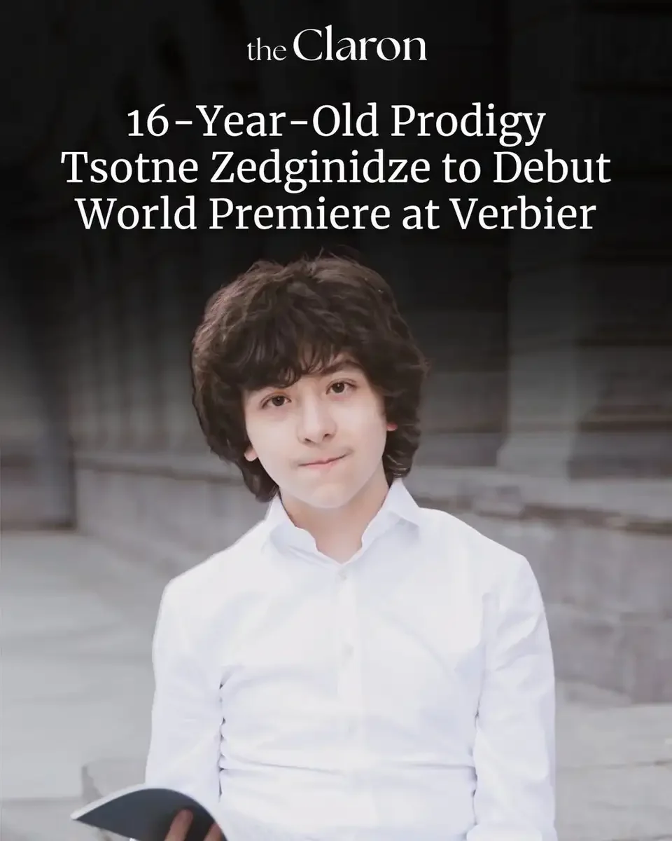 TSOTNE ZEDGINIDZE TO DEBUT WORLD PREMIERE AT VERBIER
