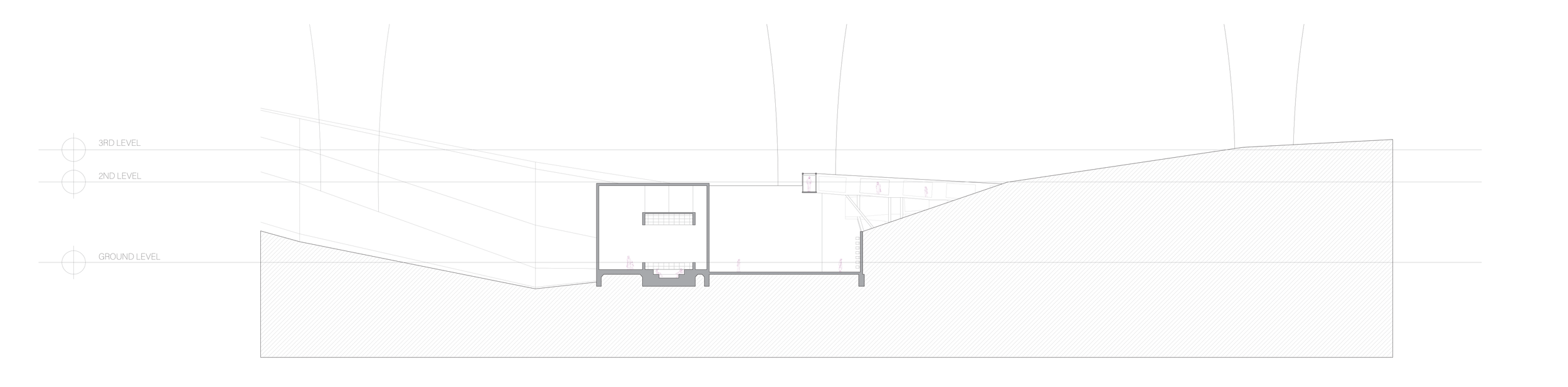 Section A (Scale @ 1'-0" = 1/8")