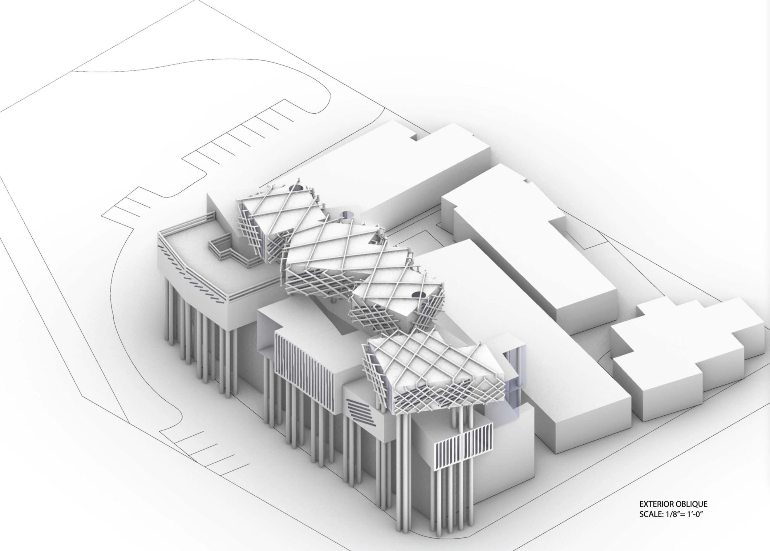 After combining and using significant elements both from "The CSB" and the process models, The Apex Cage Dorms were formed.