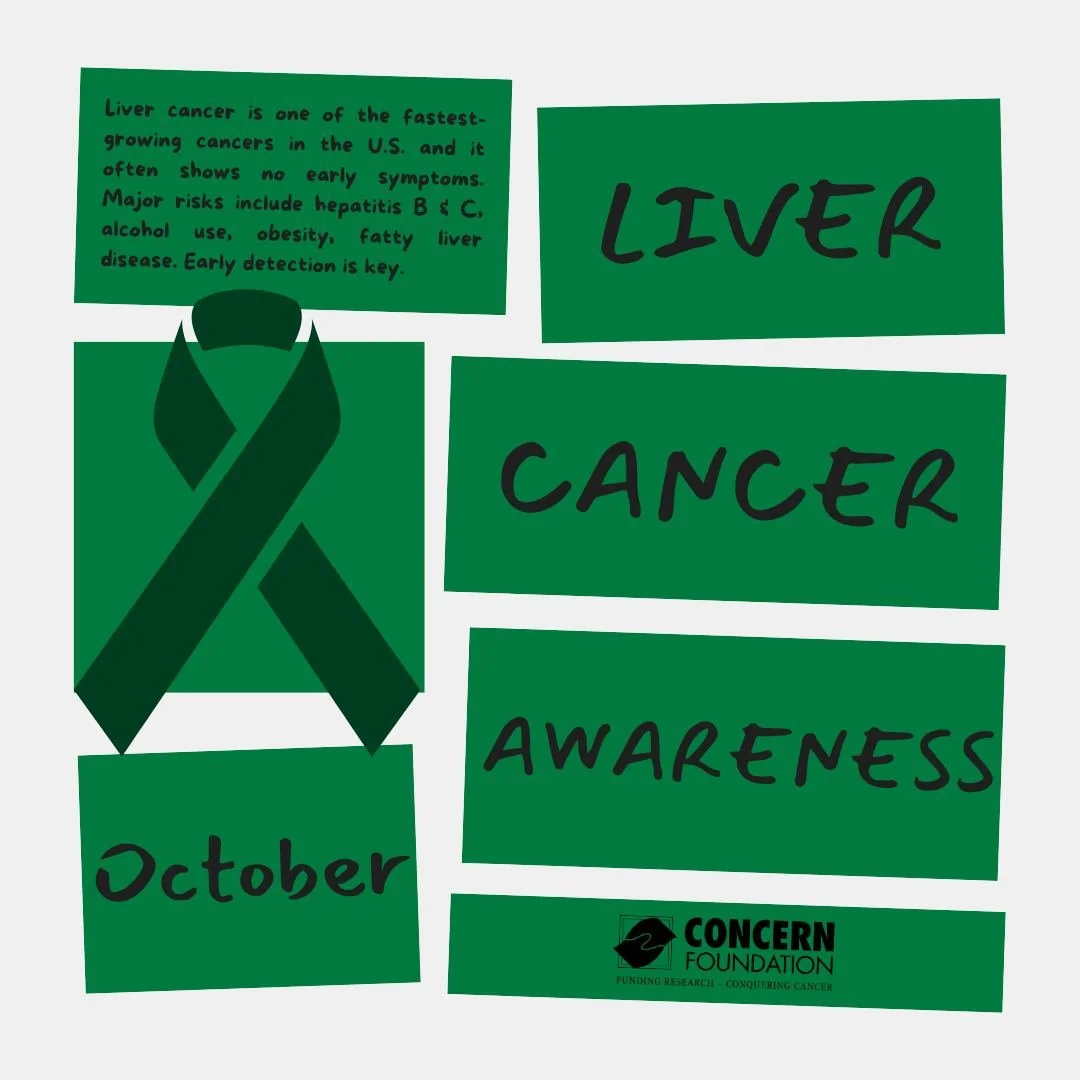 💚 October is Liver Cancer Awareness Month 💚
Liver cancer is one of the fastest-growing cancers in the United States, but awareness, early detection, and research are key to saving lives.
Here’s what you should know:
✅ Liver cancer often sh