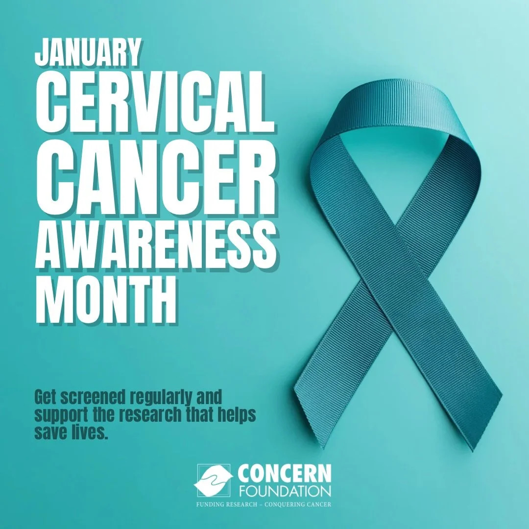 January is Cervical Cancer Awareness Month 💙
Cervical cancer is one of the most preventable cancers with regular screening and early detection. This month, we&rsquo;re raising awareness, encouraging routine Pap tests, and supporting the research tha