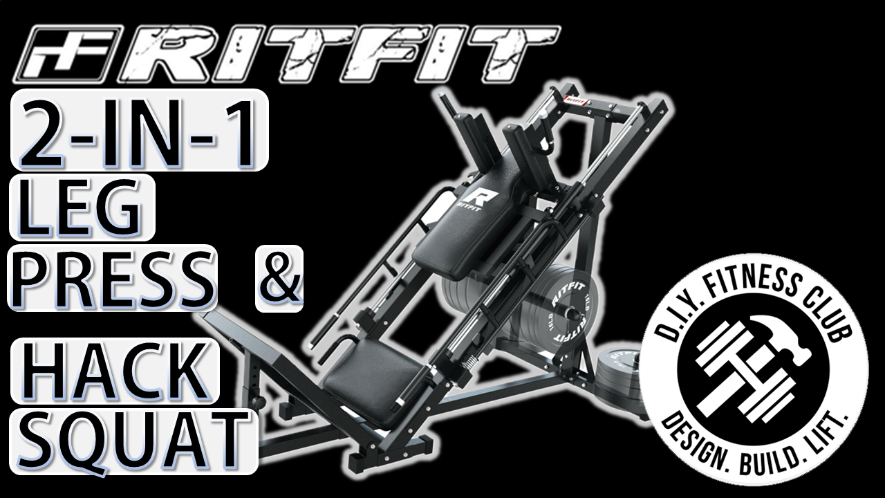 RitFit BLP01 2-In-1 Leg Press And Hack Squat