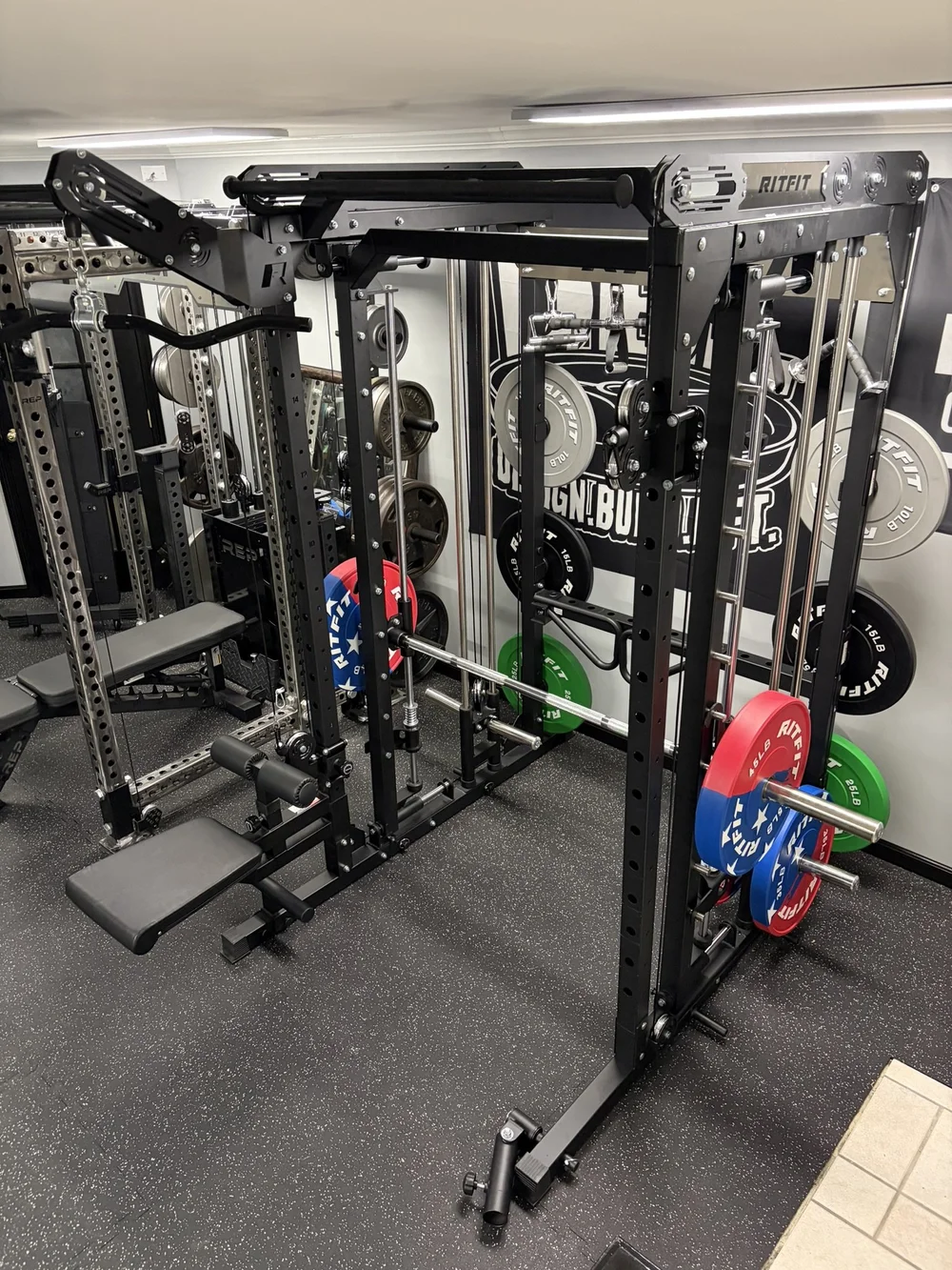 RitFit M2 All-In -One Rack with 3D Smith Machine — Design Build Lift