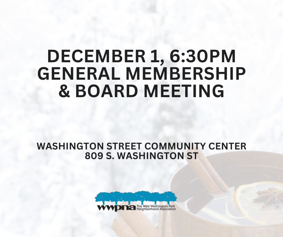 December Board &amp; Member Meeting