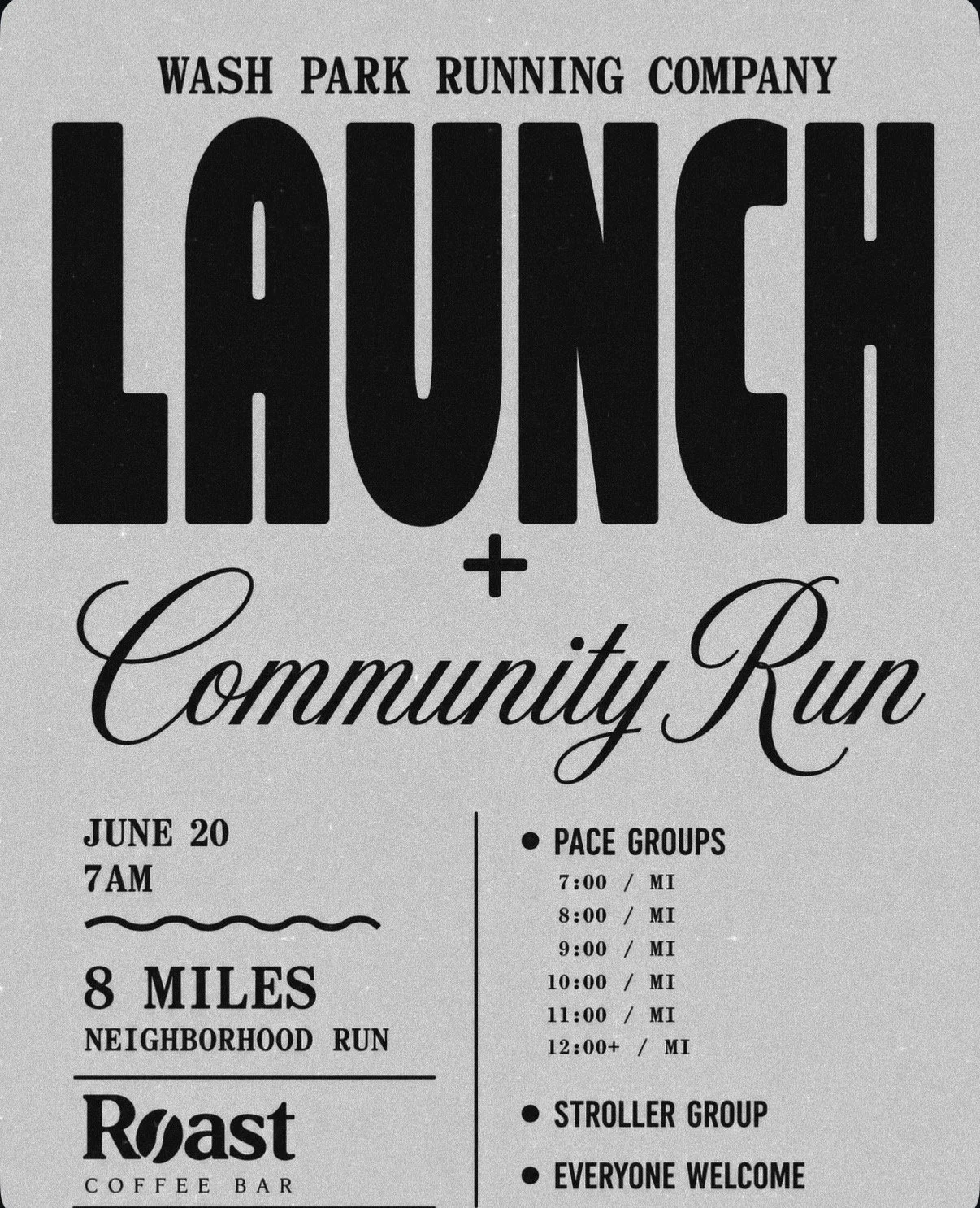Wash Park Running Company Launch and Community Run 