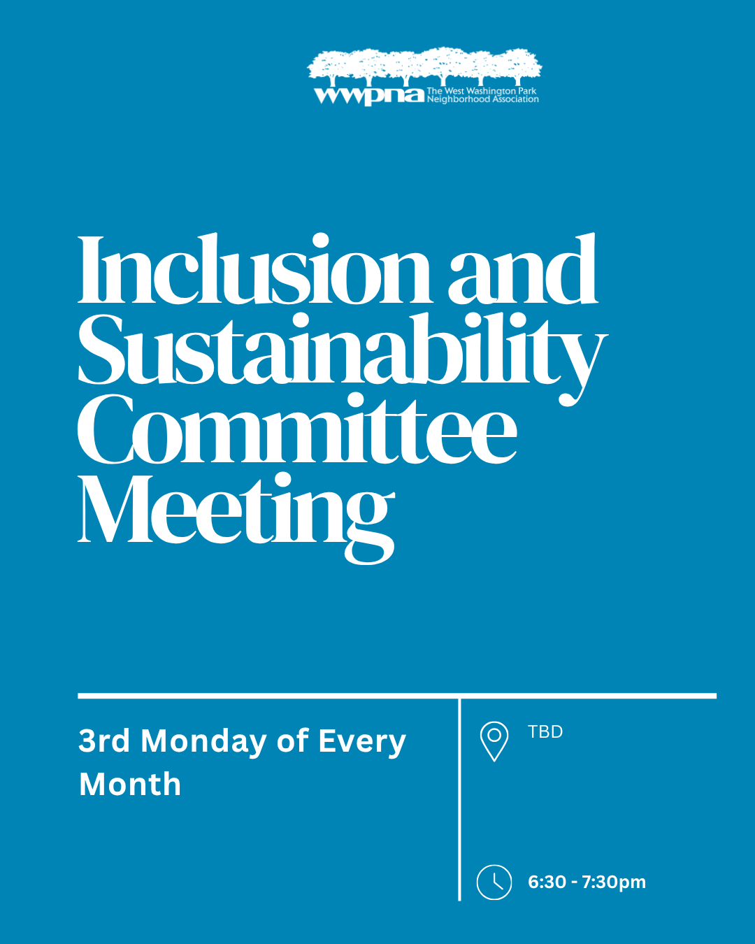 August Inclusion &amp; Sustainability Committee Meeting