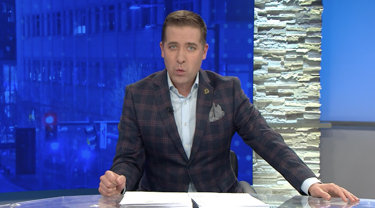 Screenshot of Kyle Clark from 9News