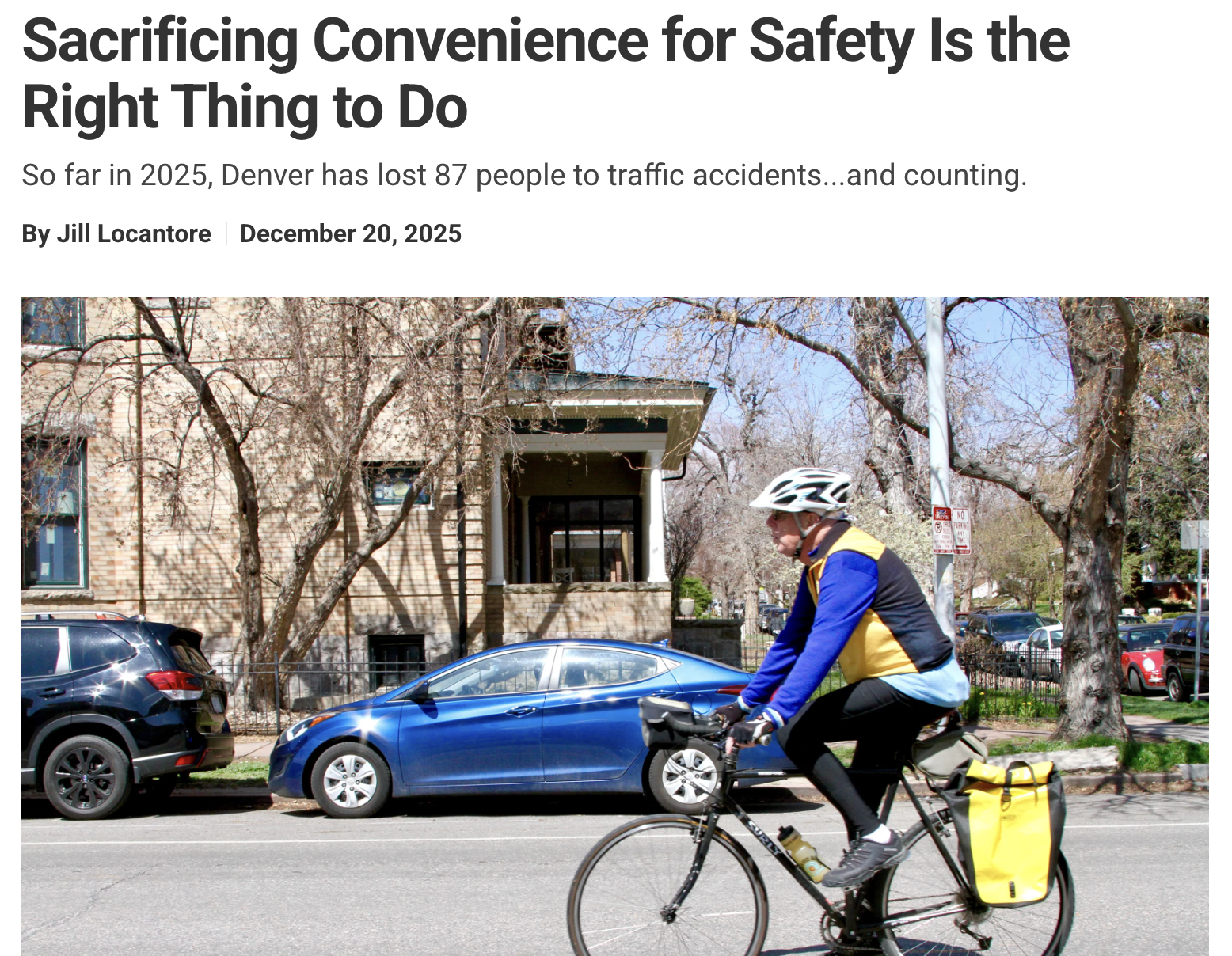 Screenshot of Sacrificing Convenience for Safety Is the Right Thing to Do