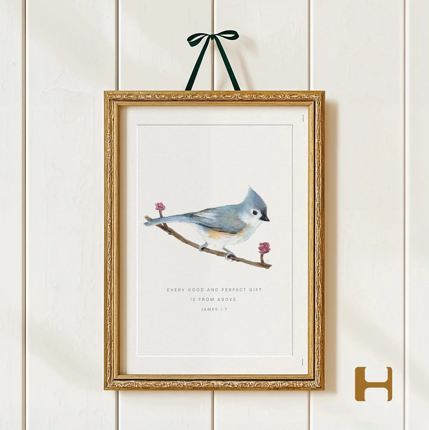 Prints of my Tufted Titmouse and Goldfinch paintings are now available in my website shop! They are available in 8x10&rdquo;, 5x7&rdquo;, and 4x6&rdquo; with or without the Scripture verse. (There are also matching notecards). I was hoping to get the