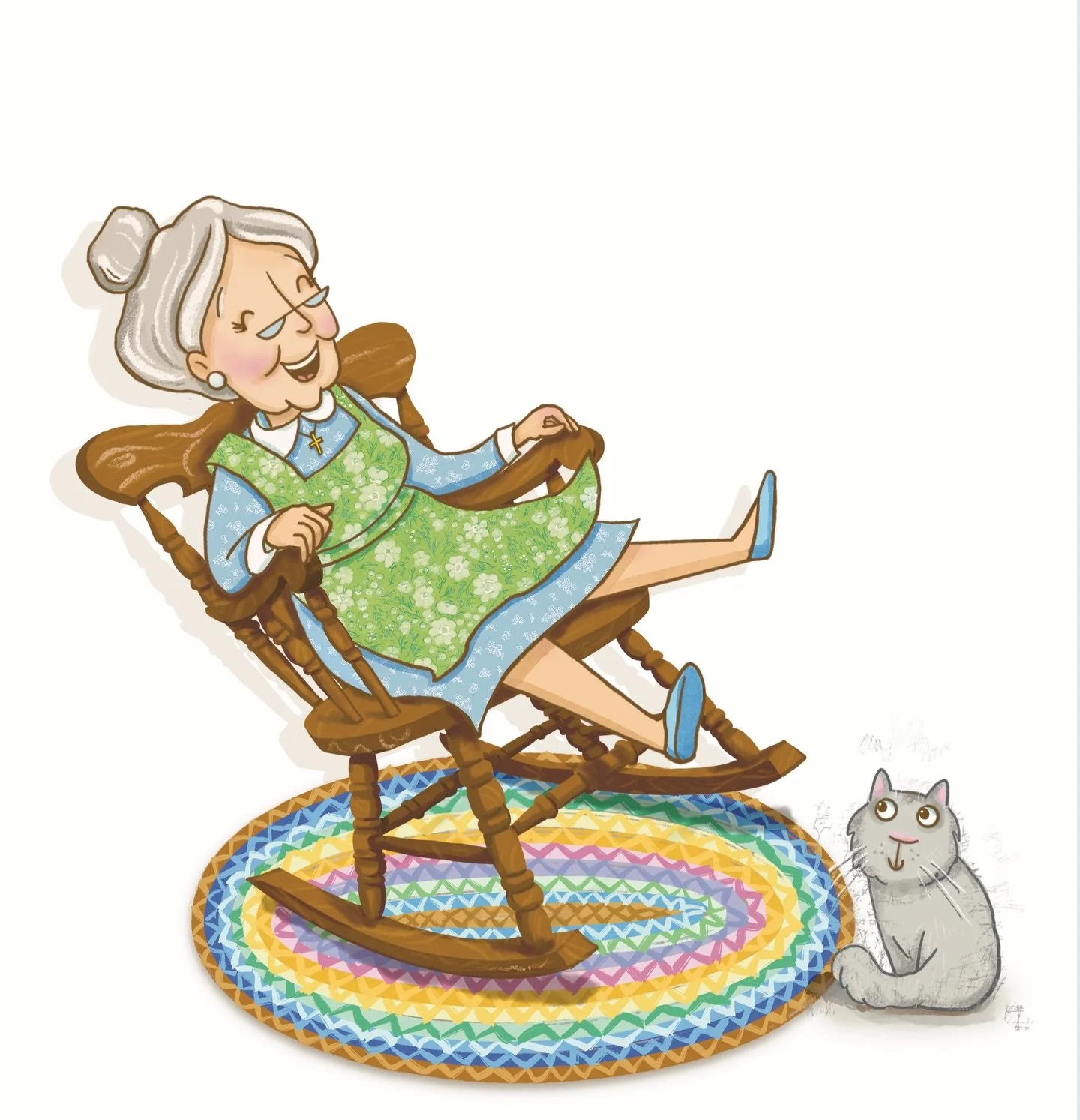 Grandma is telling the story in the next book which will be published in a couple months!
.
.
#childrensbooks #picturebookillustration #illustration #christianbooksforkids