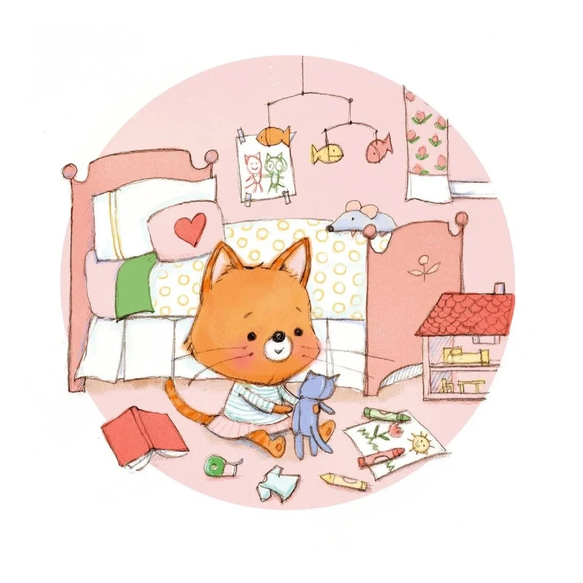 Children's Picture Book Illustration from Ginger & Giles by Tamara Forge