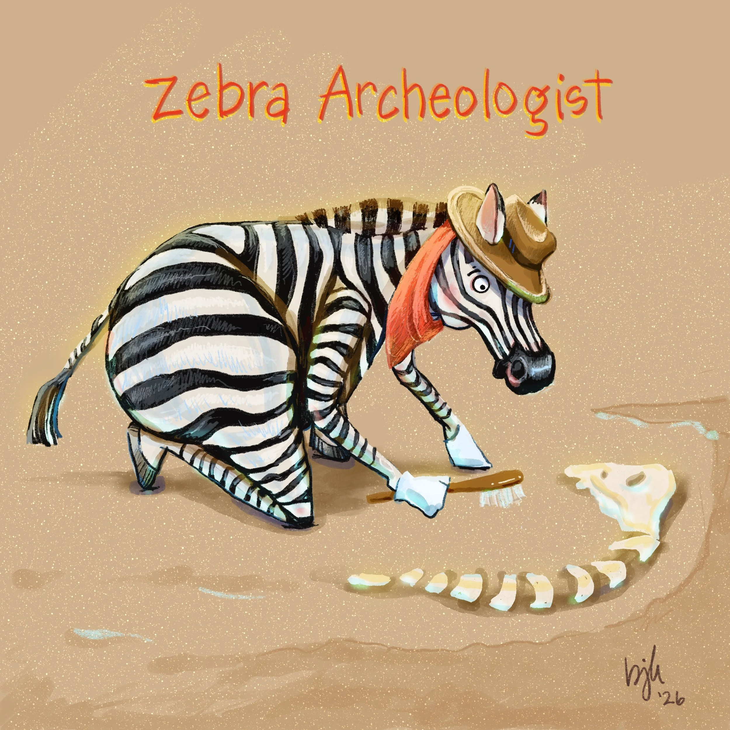 "Zebra Archeologist"