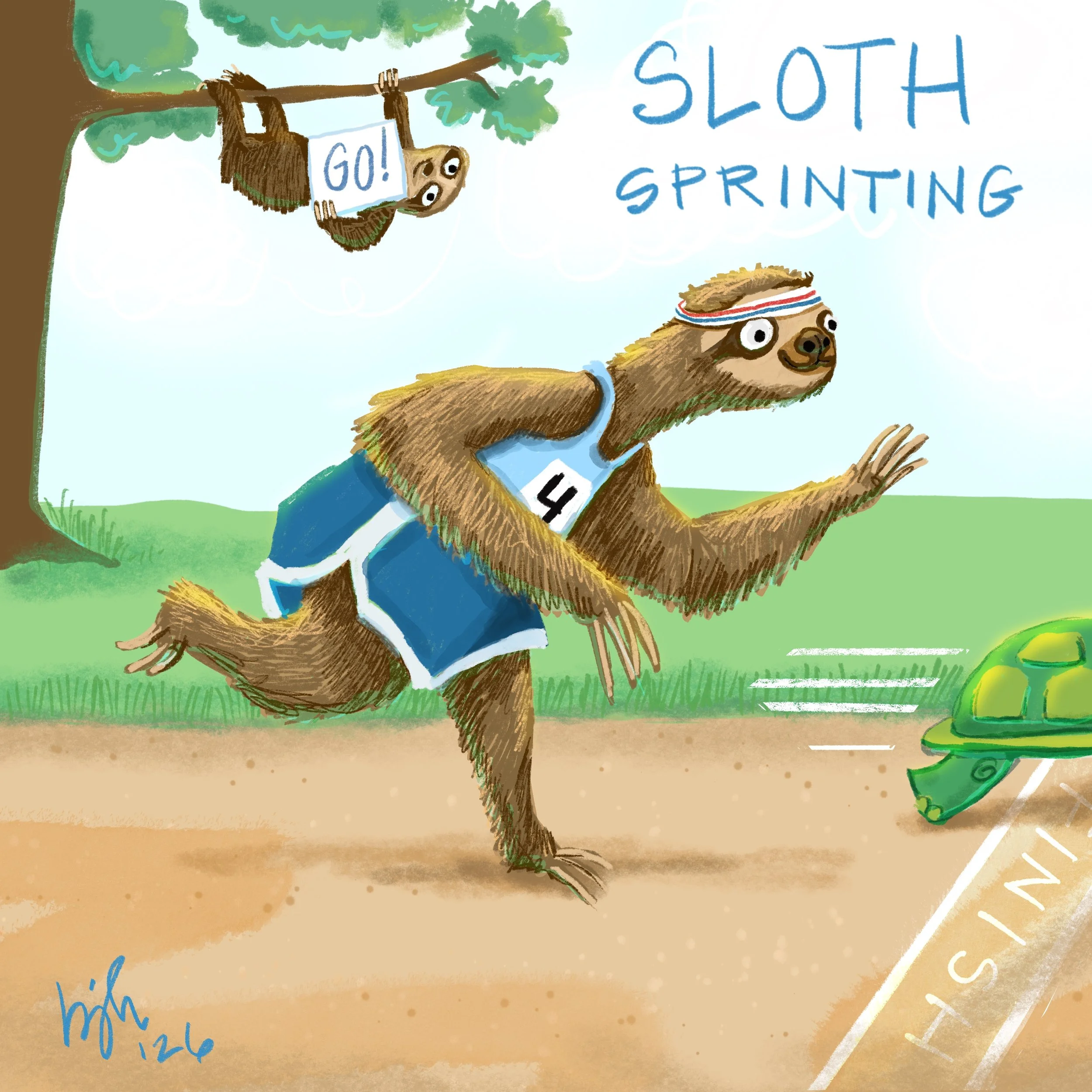 "Sloth Sprinting"