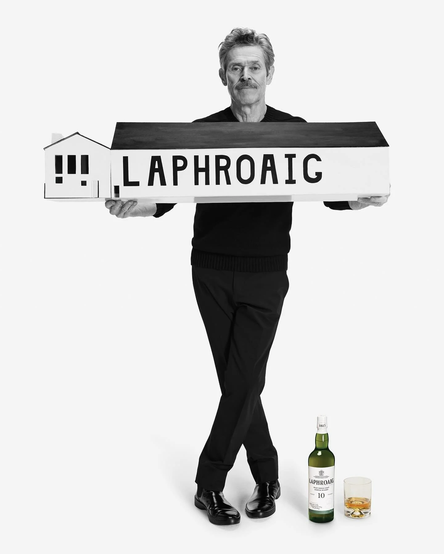 We are pleased to announce that Laphroaig Single Malt Scotch Whisky has unveiled a cinematic collaboration with acclaimed actor Willem Dafoe. The collaboration begins with a short film titled The Taste, in which Dafoe embarks on a quest to define the