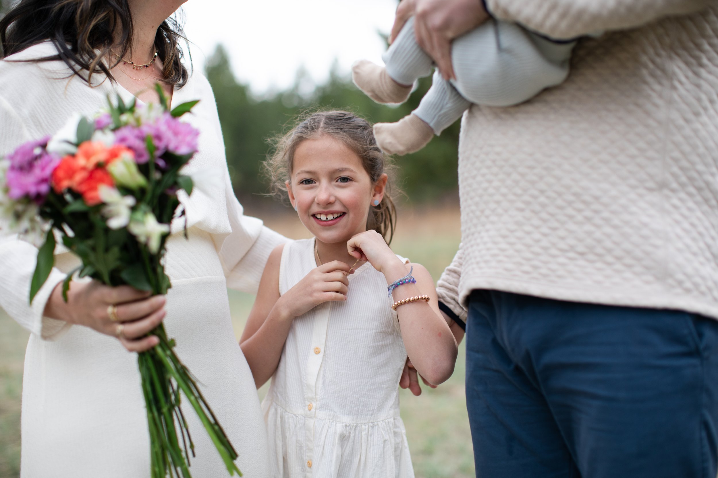 Family Photos Turned Surprise Engagement Session in Monument, Colorado 